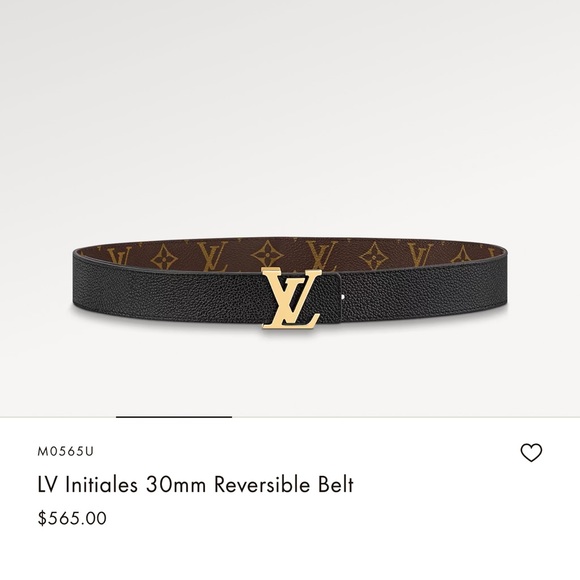 Louis Vuitton belt (reversible) - Picture 1 of 5